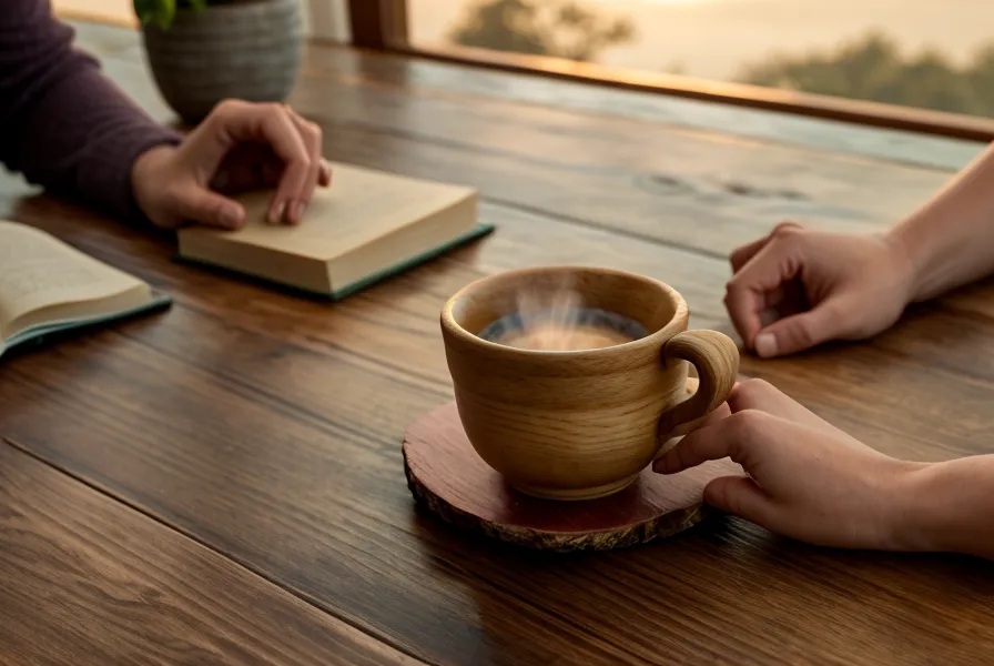Carnet de notes et tasse de thé lors d'une session d'étude énergétique