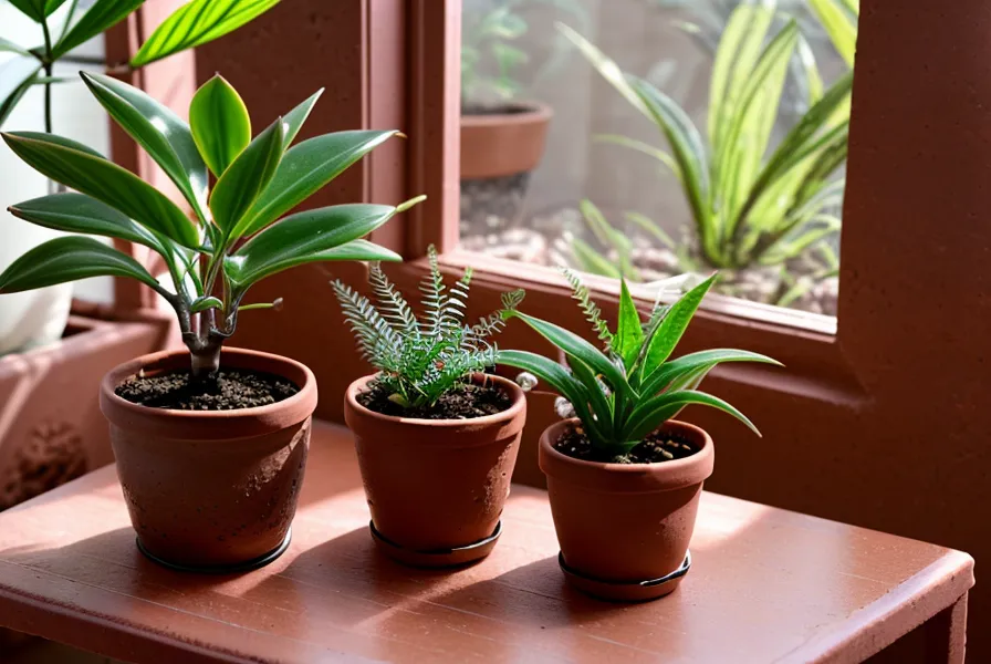 Une plante verte sur un bureau à côté d'un ordinateur pour symboliser l'équilibre travail-bien-être